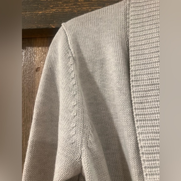 Banana Republic Gray Women's Cardigan XSP Merino Fine Wool Blend - Picture 4 of 6